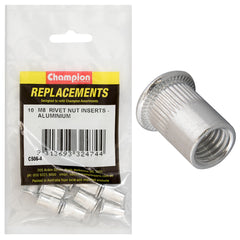 Champion - RIVET NUT INSERTS-ALUMINIUM-M8 x 1.25mm | C506-4