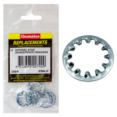 Champion - WASHERS-SHAKEPROOF-INTERNAL-⅝"-ZINC PLATED | C510-14