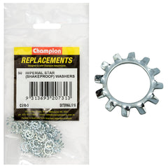 Champion - WASHERS-SHAKEPROOF-EXTERNAL-5/16"-ZINC PLATED | C510-3