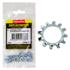 Champion - WASHERS-SHAKEPROOF-EXTERNAL-7/16"-ZINC PLATED | C510-5
