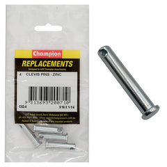Champion - Clevis Pins - 5/16" x 1 - 1/4" - Zinc Plated | C52-4
