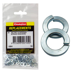 Champion - WASHERS-SPRING-FLAT SECTION-6mm-ZINC PLATED | C520-3