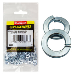 Champion - WASHERS-SPRING-FLAT SECTION-1/4"-ZINC PLATED | C520-4