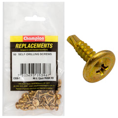 Champion - Self Drilling Screws - Mushroom Head - 4.2 - 18 x 12mm | C530-1