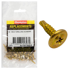Champion - Self Drilling Screws - Mushroom Head - 4.2 - 18 x 16mm | C530-2