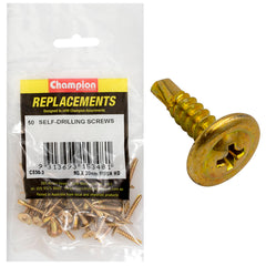 Champion - Self Drilling Screws - Mushroom Head - 4.2 - 18 x 20mm | C530-3