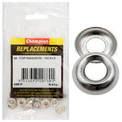 Champion - WASHERS-CUP-STEEL-4.2mm-NICKEL PLATED | C550-15