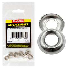 Champion - WASHERS-CUP-STEEL-4.8mm-NICKEL PLATED | C550-16