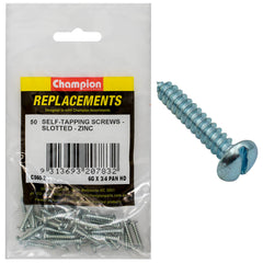 Champion - Slotted Self-tapping Screws - 3.5x19mm | C560-2