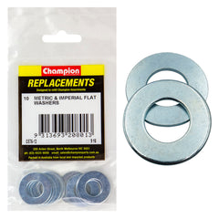 Champion - WASHERS-FLAT-STEEL-9/16" x 1-1/8" x 16G-ZINC PLATED | C576-12