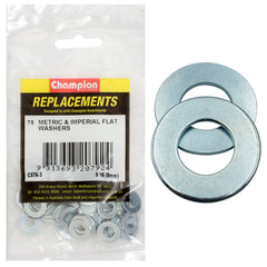 Champion - WASHERS-FLAT-STEEL-5/16" x ⅝" x 18G-ZINC PLATED | C576-3