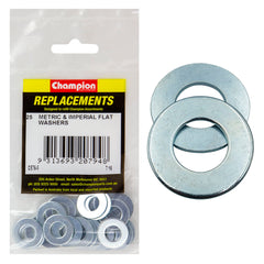 Champion - WASHERS-FLAT-STEEL-7/16" x 7/8" x 16G-ZINC PLATED | C576-5