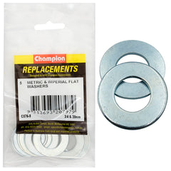 Champion - WASHERS-FLAT-STEEL-3/4" x 1-1/2" x 14G-ZINC PLATED | C576-8