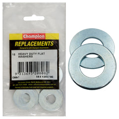 Champion - WASHERS-FLAT-HEAVY DUTY-M16 x 35 x 2mm-ZINC PLATED | C600-7