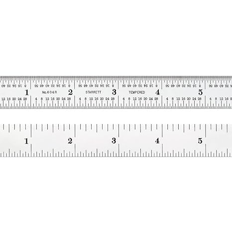 Starrett - Steel Rule 12in No. 1 Grad | C601-12