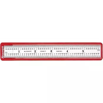 Starrett - Steel Rule Spring-Tempered 6in No. 1 Grad | C601-6