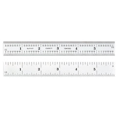 Starrett - Steel Rule 6in 4R Grad | C604R-6