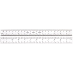 Starrett - Steel Rule 12in 6R Grad | C606R-12