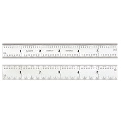 Starrett - Steel Rule 6in 7R Grad | C607R-6