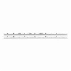 Starrett - Steel Rule 12in No.10 Grad Narrow | C610N-12