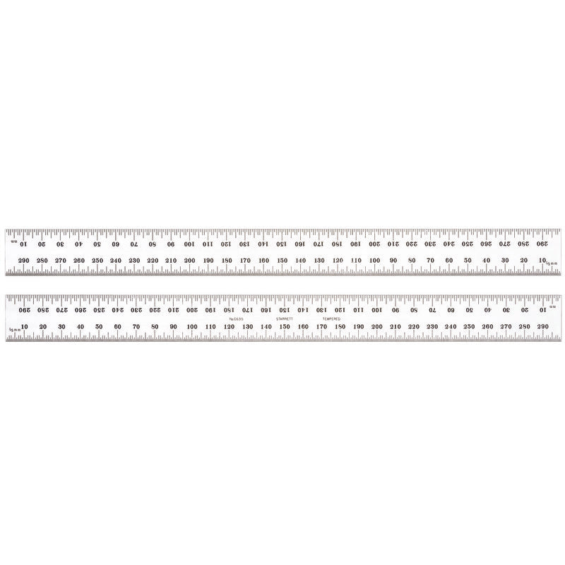 Starrett - Steel Rule 300mm No. 35 Grad | C635-300