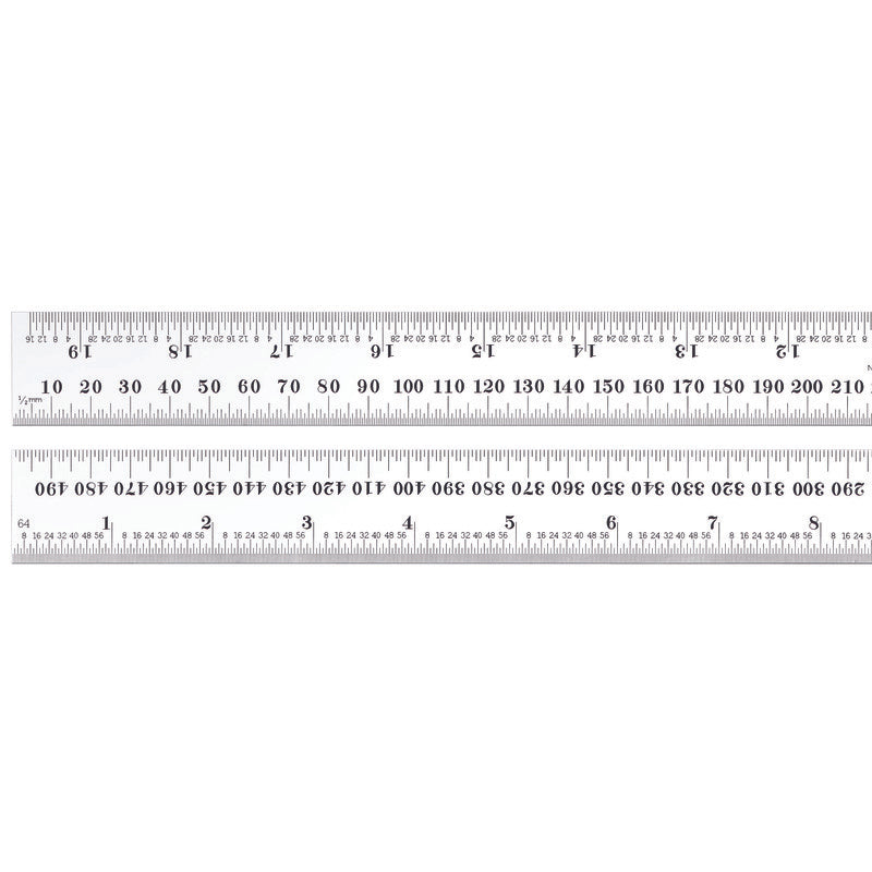 Starrett - Steel Rule 500mm (19 1/2in) No. 36 Grad | C636-500