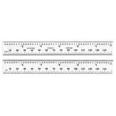 Starrett - Steel Rule 5 3/4in (150mm) No. 36 Grad | C636EM-6