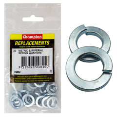 Champion - WASHERS-SPRING-FLAT SECTION-1/2"-ZINC PLATED | C648-6