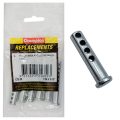 Champion - Clevis Pins - Multi Hole - 7/16" x 2 - 1/2" - Zinc Plated | C72-10