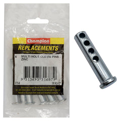 Champion - Clevis Pins - Multi Hole - 3/8" x 2 - 1/2" - Zinc Plated | C72-8