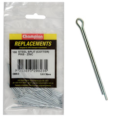 Champion - Split Pins - 1.6 x 36mm - Zinc Plated | C800-2