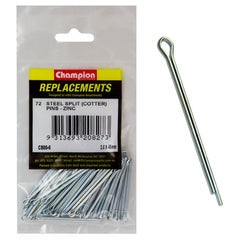 Champion - Split Pins - 2.5 x 45mm - Zinc Plated | C800-6