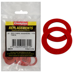 Champion - WASHERS-FLAT-FIBRE-11/16" x 1-1/16" x 1/32"-RED | C825-10