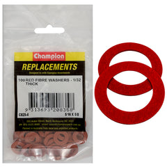 Champion - WASHERS-FLAT-FIBRE-5/16" x ⅝" x 1/32"-RED | C825-4