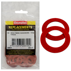 Champion - WASHERS-FLAT-FIBRE-⅝" x 1" x 1/32"-RED | C825-9