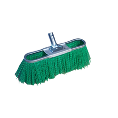 Industrial Brushware - Scavenger Broom - Galv - Lt Green - Hard  - 35cm | 11211