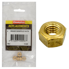 Champion - Manifold Nuts - Brass - 1/4" UNF | C95-2