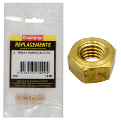 Champion - Manifold Nuts - Brass - 1/4" Bsf | C95-3