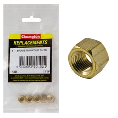 Champion - Manifold Nuts - Brass - 5/16" UNF | C95-6