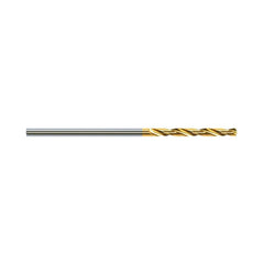 ALPHA 1/16in (1.59mm) Jobber Drill Bit Carded 2pk - Gold Series 1/16in