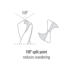 4mm Jobber Drill Bit Carded - Silver Series 4mm Jobber