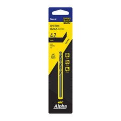 4.2mm Jobber Drill Bit Carded - Black Series 4.2mm Jobber