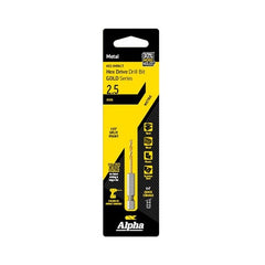 Alpha - Gold Series Hex Shank Quick Release Drill Bits - Various Sizes | C9QRM020