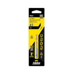 Alpha - Gold Series Hex Shank Quick Release Drill Bits - Various Sizes | C9QRM020