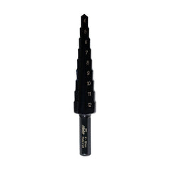 ThunderMax Step Drill Straight Flute 4-12mm Metric Carded ThunderMax Step
