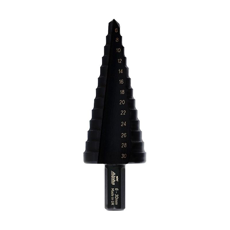 ThunderMax Step Drill Straight Flute 6-30mm Metric Carded ThunderMax Step