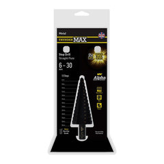 ThunderMax Step Drill Straight Flute 6-30mm Metric Carded ThunderMax Step