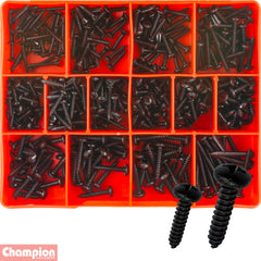 Champion - Black Self Tapping Screw Assortment | CA1200