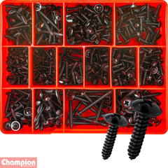 Champion - Mushroom Head Phillips Self Tapping Black Assortment | CA1720