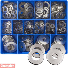 Champion - Flat Washers Metric/imp Stainless Steel Assortment | CA1830